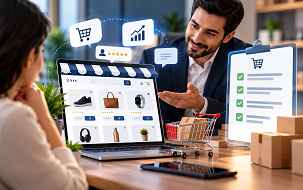 چرا سایت شما باید مثل یک فروشنده حرفه‌ای رفتار کند، نه یک بروشور دیجیتال؟