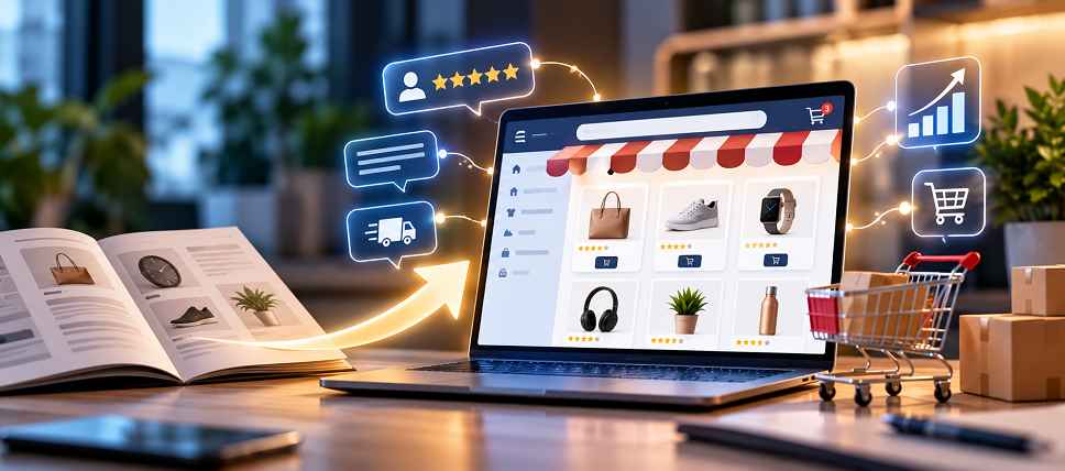 چرا سایت شما باید مثل یک فروشنده حرفه‌ای رفتار کند، نه یک بروشور دیجیتال؟