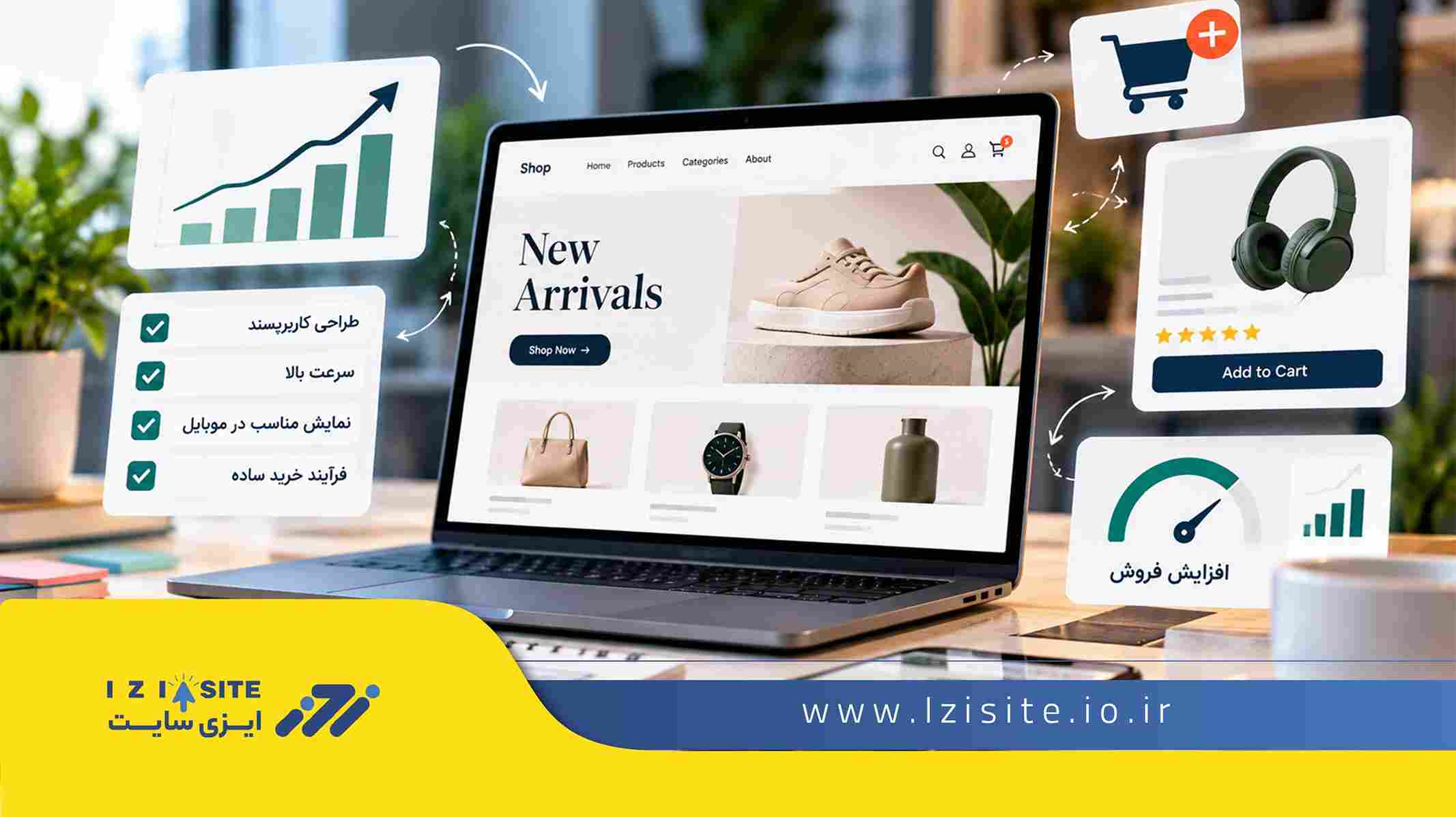 بهینه کردن طراحی سایت برای فروش